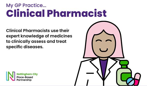 Clinical pharmacists use their expert knowledge of medicines to clinically assess and treat specific diseases