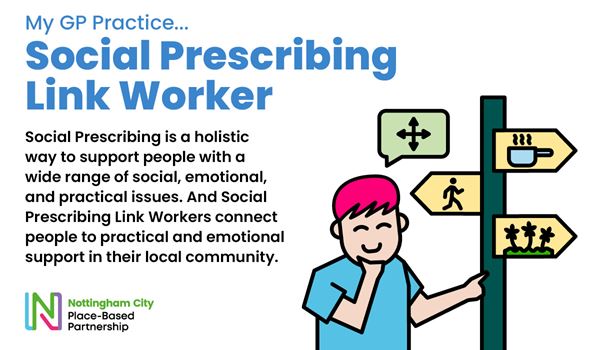Social Prescribing is a holistic way to support people with a wide range of social, emotional, and practical issues.